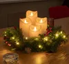 Künstlicher Adventskranz ca. Ø 40 cm mit 30er Lichterkette Produktbild-Vorschau 2