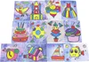 Sandmalerei Karten für Kinder - DIY Ausmalbilder mit Produktbild-Vorschau 2