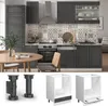 Herdumbauschrank Vicco Fame-Line Anthrazit-Gold 60 cm ohne Produktbild-Vorschau 4