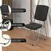 Klappstuhl 2er Set Lounge-Sessel Balkonstuhl mit Polster Produktbild-Vorschau 3