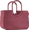 A studio shot of a maroon shopper bag against a white background. Náhľad obrázku produktu