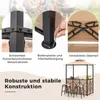 Zestaw barowy do ogrodu COSTWAY, stół barowy z 2 stołkami Podgląd zdjęcia produktu 7