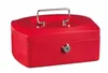 Idena Geldkassette 10" 255x200x90mm, rot - Metall, 8 Fächer Produktbild-Vorschau 3