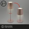 Bezdrôtová stolná lampa Briloner, dotyková, výkovo Náhľad obrázku produktu 3
