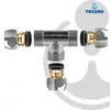 tecuro Quetschverschraubung, T-Stück, für Ø 10 mm Produktbild-Vorschau 2