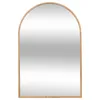 A mirror with a wooden frame. Produktbild-Vorschau