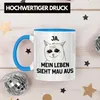 Dank Meme Tasse Katzen Besitzer Wortspiel Ja Mein Leben Produktbild-Vorschau 3