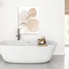 MuchoWow® - Leinwandbilder - Aquarell - Beige - Pastell - Produktbild-Vorschau 4