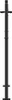 A black metal garden gate is shown against a white background. Produktbild-Vorschau