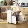 HOMCOM Table de salle à manger pliante et mobile pour 2 à 4 Voir les images du produit 2