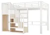Letto a castello in metallo e MDF, dimensioni 140 x 200 cm, Anteprima dell’immagine prodotto 12