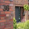 BASI - Hausnummer - HN 160 - 1 - Stahl Anthrazit - Produktbild-Vorschau 2
