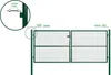 Doppelflügeliges Zauntor 3m OLGA H.130cm grün Produktbild-Vorschau 9