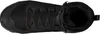 A top-down view of a black winter boot. Voir les images du produit