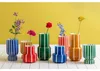 Present Time - Vase Raydo Retro - Kobaltblau - Ø18cm Produktbild-Vorschau 2