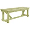 vidaXL Panchina da giardino 140 cm Legno di pino impregnato Anteprima dell’immagine prodotto 7