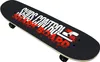 skateboard Shark 71 x 20 Holz/PVC rot/blau Produktbild-Vorschau 4