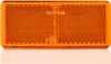 Reflektor orange 96 x 42 mm mit Klebeband Produktbild-Vorschau 1