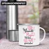 Trendation - Vater Geschenk Emaille Tasse Vatertag Produktbild-Vorschau 3