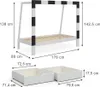 Łóżko dziecięce Vitalispa Football goal Biały 178 x 142.5 Podgląd zdjęcia produktu 3