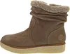 A single brown boot with fur trim is shown against a white background. Produktbild-Vorschau