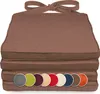 sunnypillow 4er Set Stuhlkissen 40 x 45 x 5cm | Produktbild-Vorschau 1