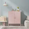 Szafka metalowa Lendo Online, 80x40x100 cm, kolor różowy Podgląd zdjęcia produktu 2