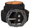 Schwarzer Ledergürtel, handgefertigt in Deutschland aus hochwertigem Rindsleder. Mit traditioneller Metallschnalle, die Langlebigkeit und Eleganz vereint – perfekt für legere sowie formelle Outfits. Produktbild-Vorschau