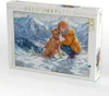 CALVENDO Puzzle Anime-Mädchen auf einer Winterwanderung in Produktbild-Vorschau 2