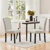 A dining room scene with two chairs and a table. Podgląd zdjęcia produktu