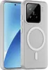 A white phone case with a magnetic ring is shown against a white background. Produktbild-Vorschau