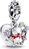 PANDORA Disney Winnie Puuh & Ferkel Herz Charm-Anhänger Produktbild-Vorschau 1