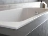 BADLAND Badewanne Rechteck Classic SLIM 130x70 Rand 17mm Produktbild-Vorschau 2
