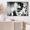 DEQORI Glasbild Echtglas 90x60 cm 'Frau raucht auf dem Klo' Produktbild-Vorschau 4