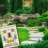 Biene mit Blumen DAS IST KEIN UNORDENTLICHER GARTEN Produktbild-Vorschau 5