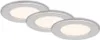 Lampada da incasso a LED ultrapiatta, set da 3, cromato Anteprima dell’immagine prodotto 1
