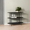 Konzolový stolík 'Enebakk' Stojaci regál 70x90x32cm čierny Náhľad obrázku produktu 1