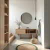 Tapis ronds en jute Mrcarpet Nature/Vert avec marque de Voir les images du produit 6
