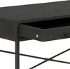 Seaford Schreibtisch 1 Schublade schwarz. Produktbild-Vorschau 3