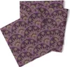 Tissue Serviette Saphira in Aubergine, 3-lagig, 33 x 33 cm, Produktbild-Vorschau 2