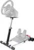 A racing wheel stand with pedals and a steering wheel mount, shown against a white background. Náhled obrázku produktu