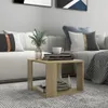 vidaXL Table basse chêne Sonoma 40x40x30 cm bois composite Voir les images du produit 9