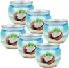 Candele profumate motivo 6-pack in un barattolo, lunga Anteprima dell’immagine prodotto 1