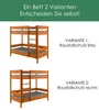 Etagenbett 140x70 Kinderbett mit Rausfallschutz & Produktbild-Vorschau 3