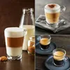 A collage of coffee drinks and related items. Produktbild-Vorschau