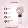 Cichy przenośny wentylator XLayer, 5 poziomów prędkości, Podgląd zdjęcia produktu 7