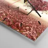 Wanduhr - Quadrat - Glasuhr - Abstraktion Herbst Baum Blatt Produktbild-Vorschau 5