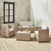 sweeek - Gartengarnitur aus Polyrattan - Perugia -  4 Sitze Produktbild-Vorschau 5