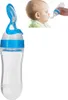 90 ml Silikon Baby Kleinkind Fütterungsflasche mit Löffel Produktbild-Vorschau 1