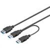 Goobay 95749 USB 3.0 Dual Power SuperSpeed kábel, čierny, Náhľad obrázku produktu 9